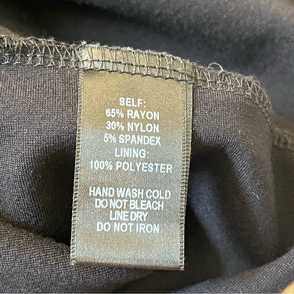 Lulus Dress Womens Small Black Be Me Sleeveless Bodycon Asymmetric Hem Faux Wrap - Picture 4 of 9